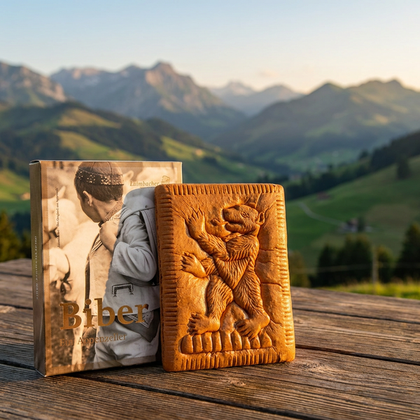 Original Appenzeller Biber mit Honigteig und Mandelfüllung