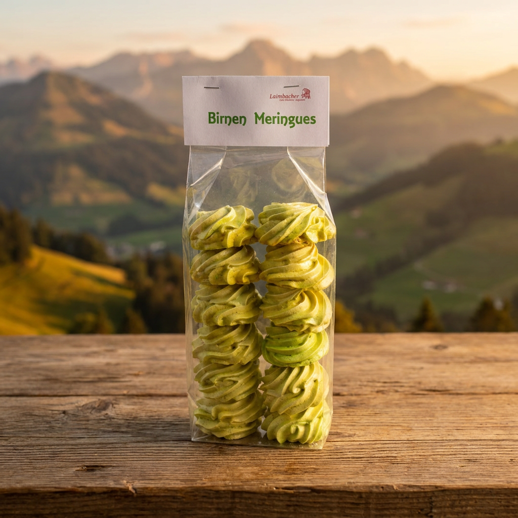 Aroma-Meringues «Birnen»
