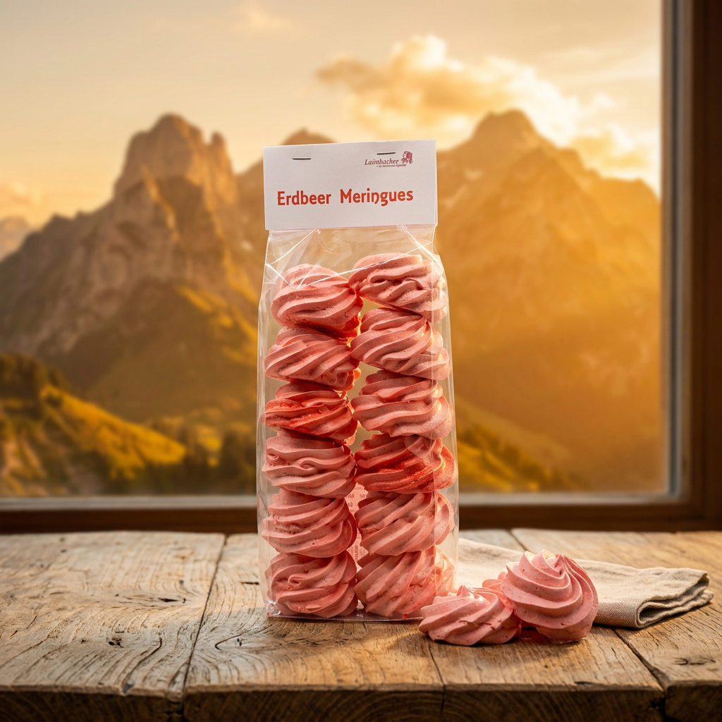 Aroma-Meringues «Erdbeer»